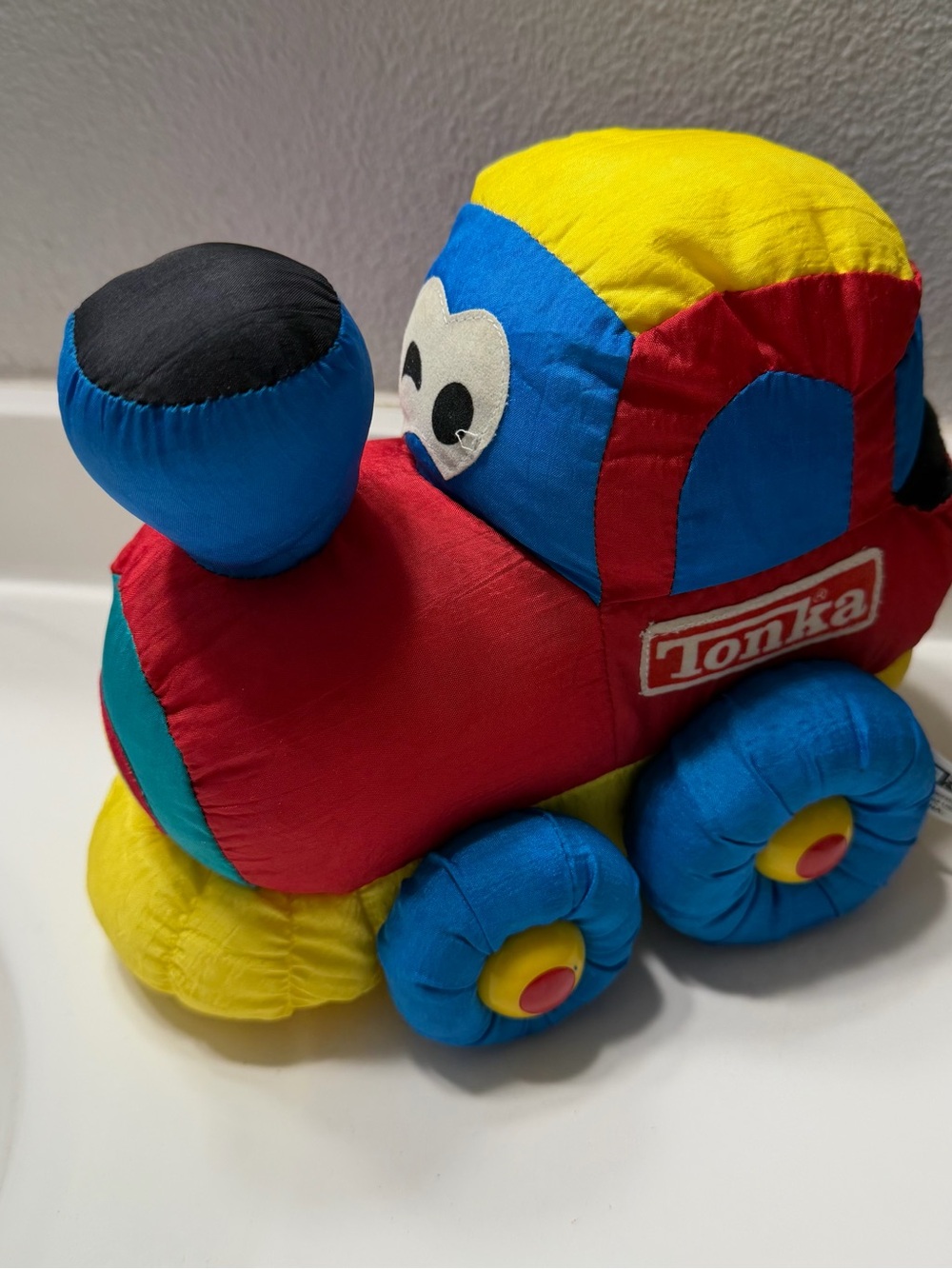 Vintage Tonka Soft Walkin' Wheels Plush Train